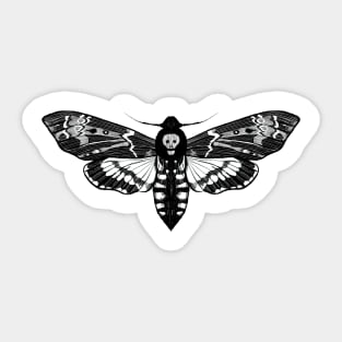 Death's Head Moth Sticker